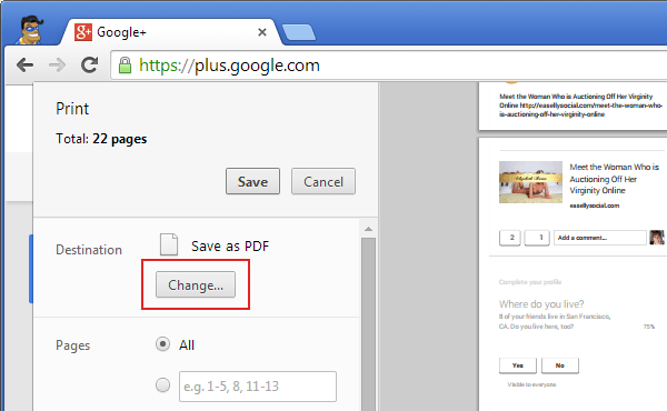 Save Any Web Page As PDF To Google Drive Using Chrome